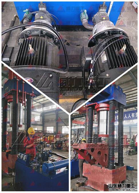 630噸四柱鐵屑壓塊機細節(jié)展示