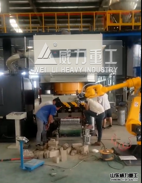 耐火磚成型液壓機安裝調試
