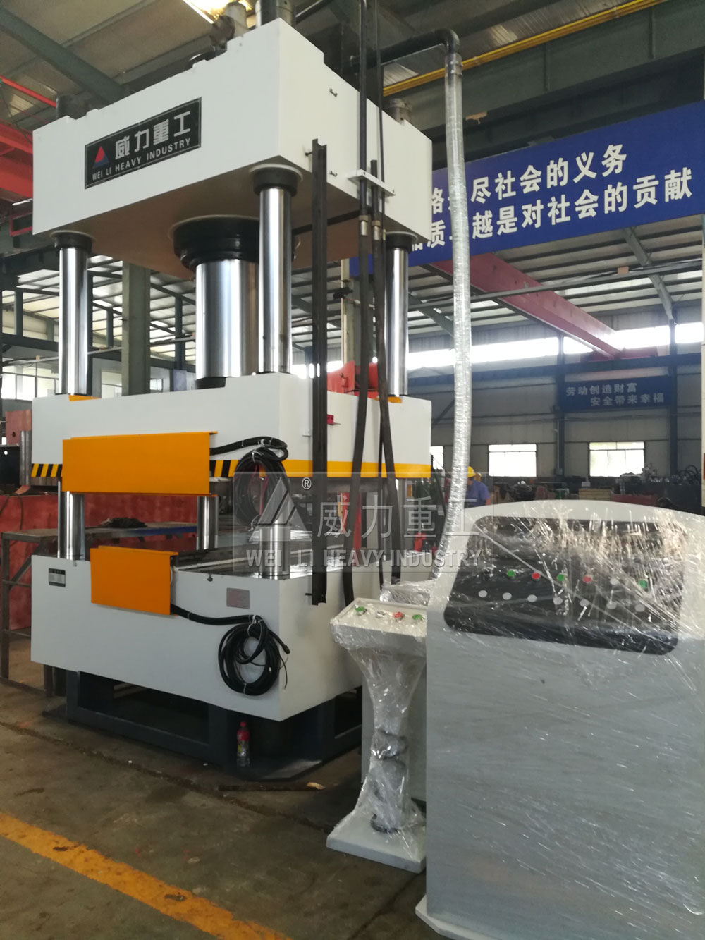 帶加熱板石英石水池液壓機