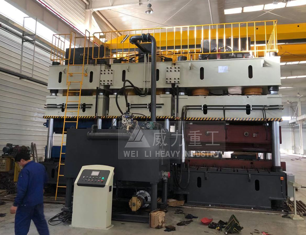 橋梁波紋板液壓機(jī)三機(jī)聯(lián)動(dòng)