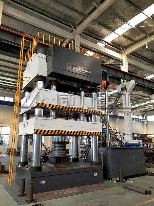 山東威力重工十孔坩堝液壓機廠家