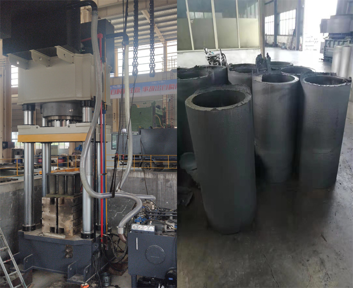 坩堝液壓機壓制坩堝成品效率高